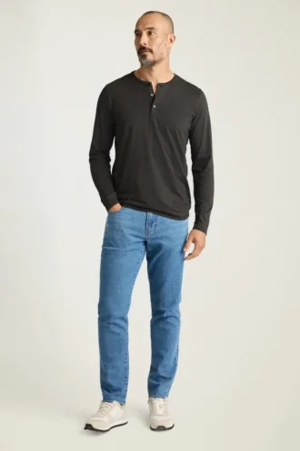 Camiseta Henley de manga larga Jetsetter Performance Camiseta Henley de manga larga Jetsetter Performance