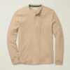 Camiseta Henley de tejido waffle