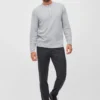 Camiseta Henley ligera de tejido waffle