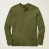 Camiseta Henley ligera de tejido waffle