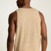 Camiseta sin mangas de lino Camiseta sin mangas de lino