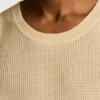 Camiseta sin mangas de malla de algodón Camiseta sin mangas de malla de algodón