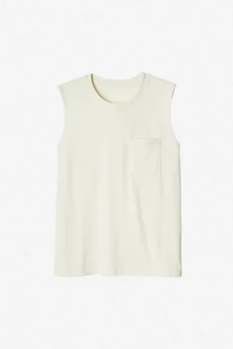 Camiseta sin mangas ultrasuave para estar por casa