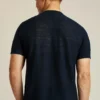 Camiseta tipo jersey de mezcla de lino