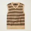 Chaleco de lana merino con diseño Fair Isle