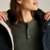 Chaqueta acolchada de lana italiana