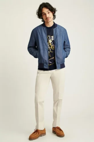 Chaqueta bomber de cambray Bonobos, elegante y con estilo