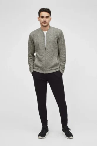 Chaqueta bomber de forro polar