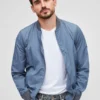 Chaqueta bomber de nailon ligera Chaqueta bomber de nailon ligera