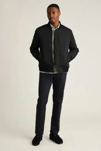 Chaqueta bomber ligera para hombre | Modelo acolchado con relleno de plumón