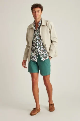 Chaqueta de algodón elástico