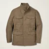 Chaqueta de campo de lana italiana con cuatro bolsillos Chaqueta de campo de lana italiana con cuatro bolsillos
