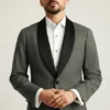 Chaqueta de esmoquin con cuello chal Chaqueta de esmoquin con cuello chal