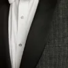 Chaqueta de esmoquin de lino italiano