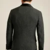 Chaqueta de esmoquin de lino italiano