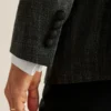 Chaqueta de esmoquin de lino italiano