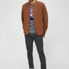 Chaqueta de felpa raglán Chaqueta de felpa raglán