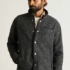 Chaqueta de forro polar de lana italiana