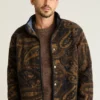 Chaqueta de forro polar de lana italiana