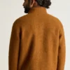 Chaqueta de forro polar de lana italiana