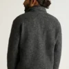 Chaqueta de forro polar de lana italiana