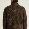Chaqueta de forro polar de lana italiana