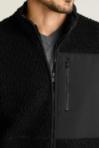 Chaqueta de forro polar para hombre de Bonobos | La calidez retro se une al estilo clásico