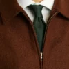 Chaqueta de lana cepillada italiana