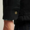 Chaqueta de lona con forro de felpa Teddy