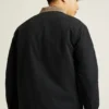 Chaqueta de lona con forro de felpa Teddy