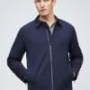 Chaqueta de nylon con cremallera completa Chaqueta de nylon con cremallera completa