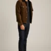 Chaqueta de pana con forro de sherpa