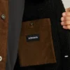 Chaqueta de pana con forro de sherpa