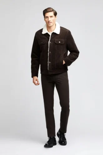 Chaqueta de pana para hombre