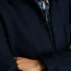 Chaqueta de trabajo de lana italiana cepillada