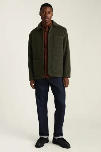 Chaqueta de trabajo de lana para hombre de Bonobos | Ropa de trabajo de lujo en mezcla de cachemira