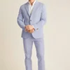 Chaqueta de traje de algodón elástico italiano