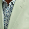 Chaqueta de traje de algodón elástico italiano
