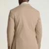 Chaqueta de traje de algodón elástico italiano