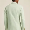 Chaqueta de traje de algodón elástico italiano