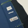 Chaqueta de traje de algodón elástico italiano