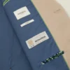 Chaqueta de traje de algodón elástico italiano