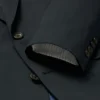 Chaqueta de traje de algodón elástico italiano