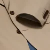 Chaqueta de traje de algodón elástico italiano