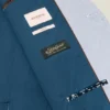 Chaqueta de traje de algodón elástico italiano