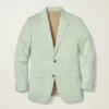 Chaqueta de traje de algodón elástico italiano