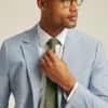 Chaqueta de traje de cambray elástico portugués