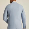 Chaqueta de traje de cambray elástico portugués