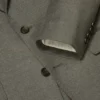 Chaqueta de traje de lana cepillada elástica italiana