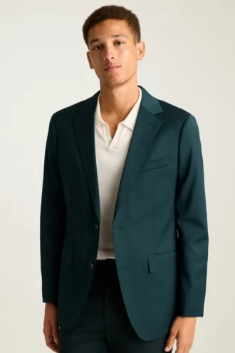 Chaqueta de traje de lana elástica Jetsetter Stretch